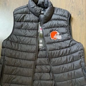 NFL x Darius Rucker Fanatics Cleveland Browns Puffy Vest